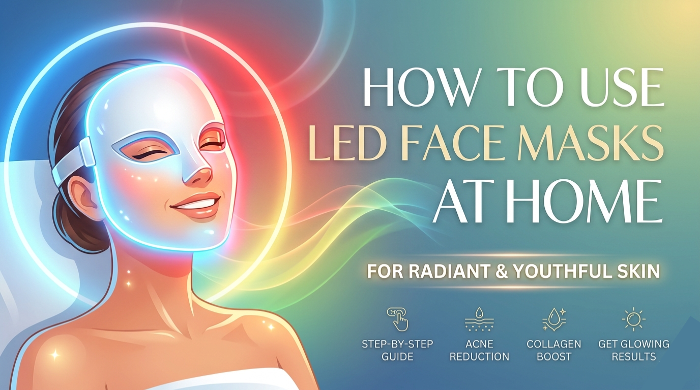 How to Use LED Face Masks at Home