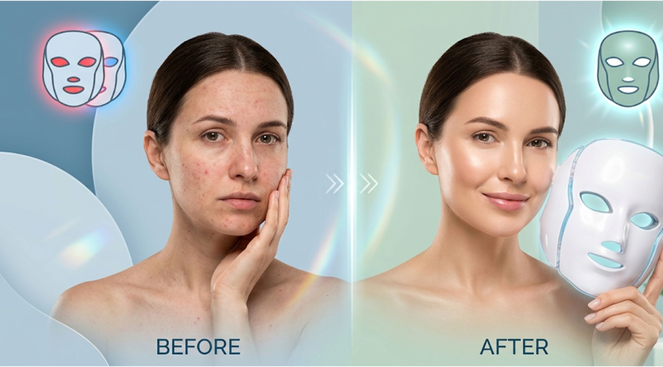 LED Face Mask Before and After What Results Can You Really Expect